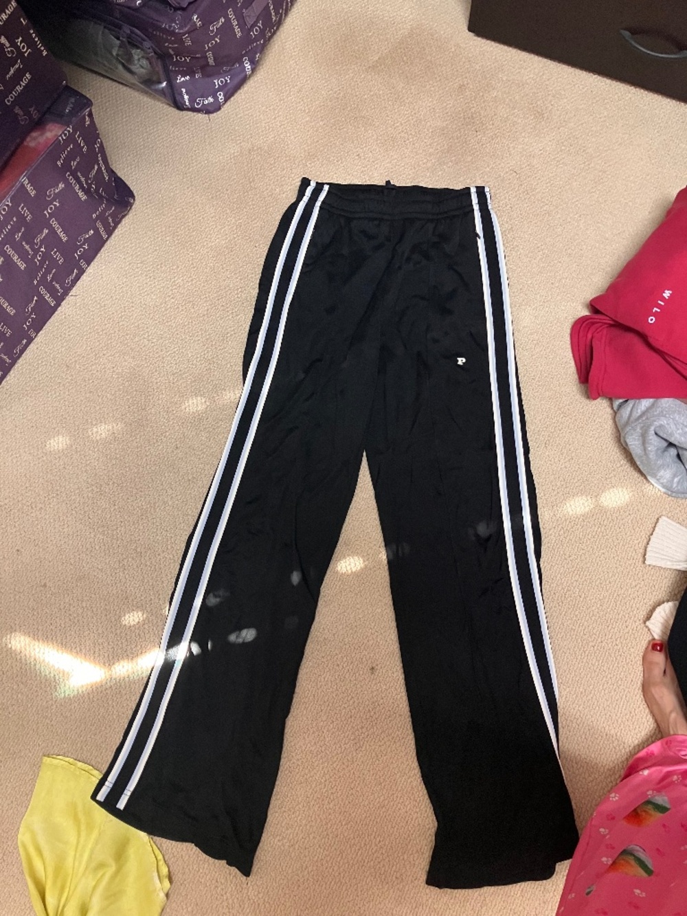 Pink brand track pants xs
